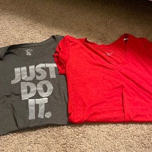 Adidas and Nike Cotton WO Shirts